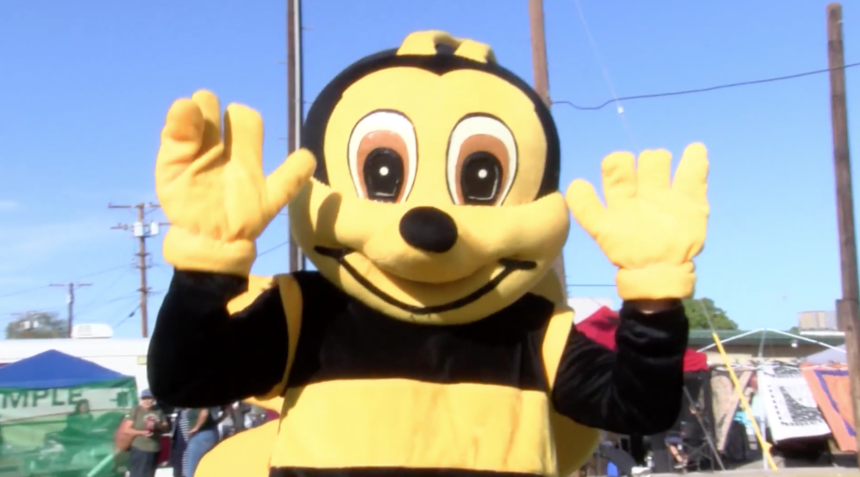 Honey festival mascot
